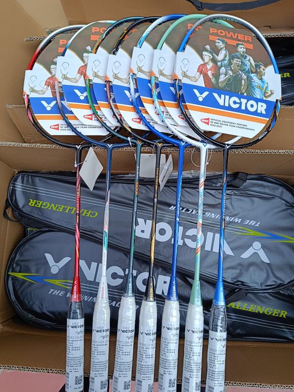 Vợt V I  C T o R khung carbon căng sẵn 10kg cước bg65ti(tặng túi đựng + 1 cuốn cán) Thể Dục Cacbon Vợt Cầu Lông