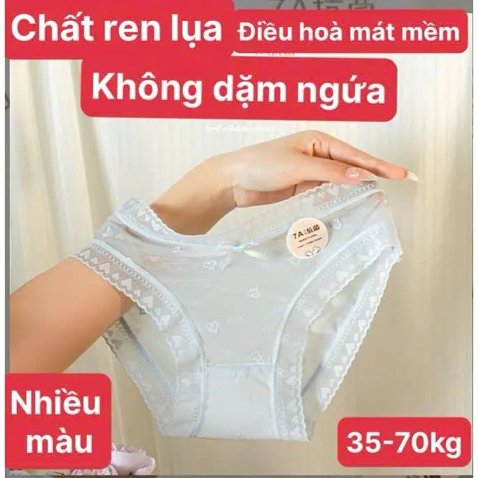 Combo 10 Quần Lót Nữ Ren Điều Hoà Thoáng Mát 7A ( Có Tách Lẻ 5), Chất Mịn Thoáng Mát  Women 2
