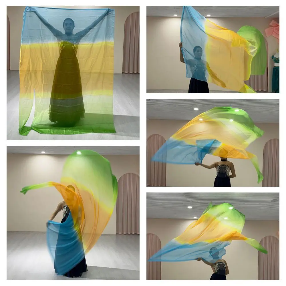 New with Telescopic Sticks Belly Dance Accessories Props Scalable Rods Multicolor Colorful Scarves Flag Lightweight Dance Party Dance Props