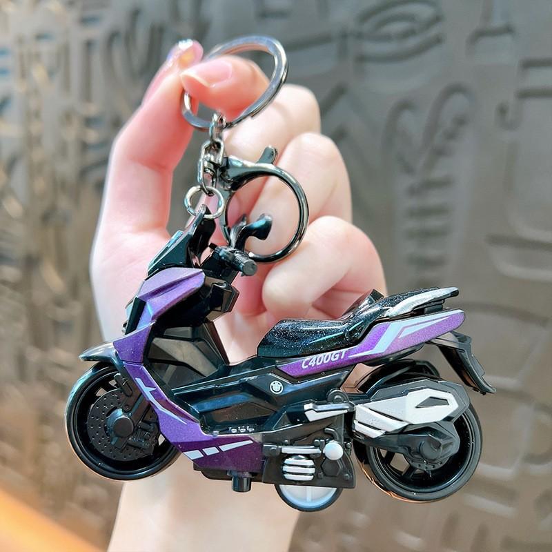 Product Introduction of Creative Trending Mini Warrior Harley Motorcycle Motorcycle Keychain Pendant Exquisite Vehicle Key Chain Gift 4