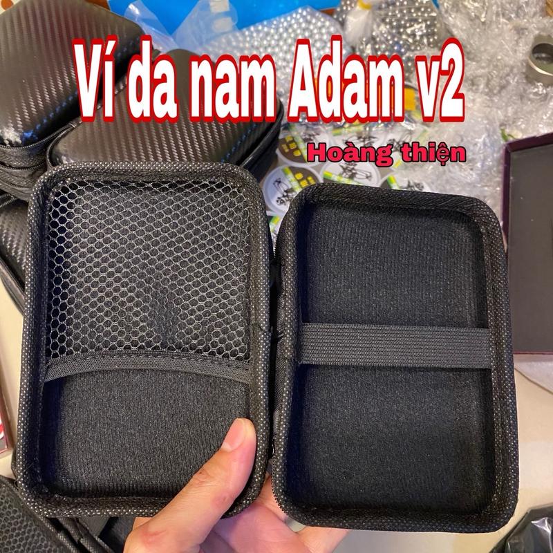 Ví Da nam Ađam v2 ngăn kéo thời trang nam tính Cầm chắc tay , nhỏ gọn - chất liệu bền - tuỳ chọn mẫu ví - phù hop cho các bạn nam - đam mê ví Hình Chữ Nhật vuông hình chữ Y