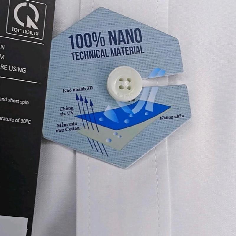 [Owen] Sơ mi Nano trắng ngắn tay Owen chính hãng form Bodyfit, Regularfit 5