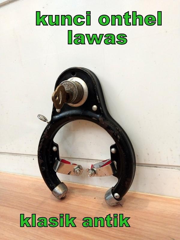 kunci lawasan sepeda onthel wing gembok onthel termurah aksesoris sepeda onthel kunci onthel 1