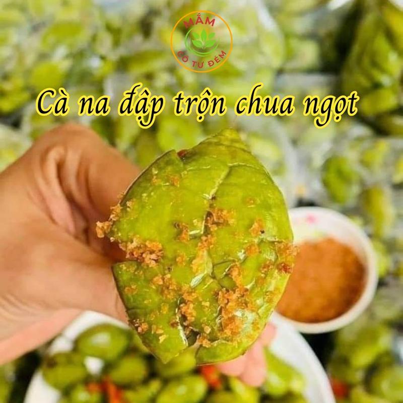 cà na thái đập trộn chua ngọt _cà na vườn nhà cô tư đém _món ăn vặt chua chua ngọt ngọt hấp dẫn Tự nhiên tuong cach nước sốt chấm xoài Cay