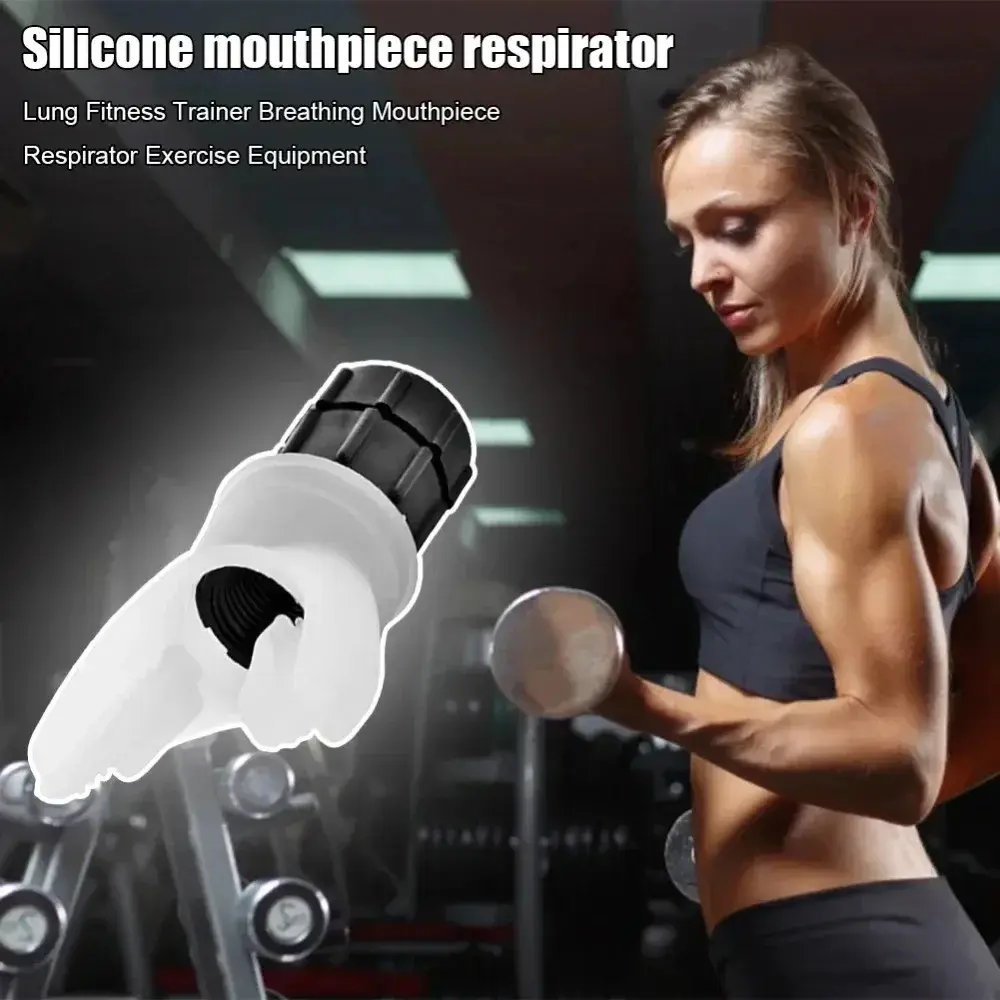 Respiratory exercise for lungs Portable respiratory fitness exercise equipment Endurance exercise equipment with adjustable resistance