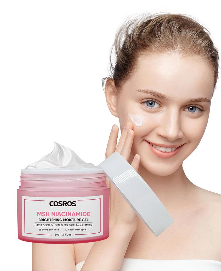 Product Introduction of MSH Niacinamide Glowing Moisturizer Brightening Moisture Gel, Alpha Arbutin Tranexamic Acid 5X Ceramide 5