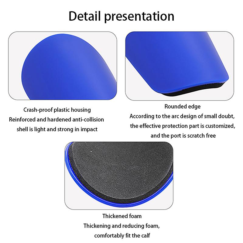 [YYY]1 Pair Mini Football Shin Pad Wear-resistant Shock Absorbing Leg Protector Lightweight Portable Soccer Training Shank Board 8