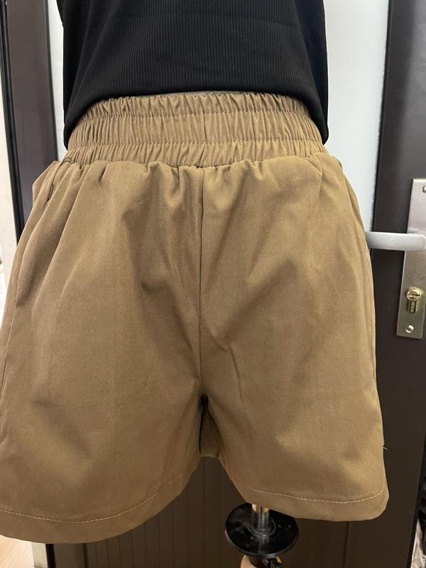 quần đùi thô túi sườn siêu xinh 3 màu Nữ Women Pants Umi Đen 1