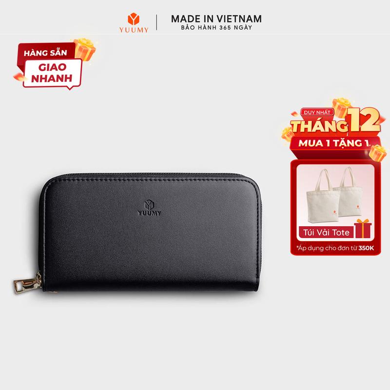  Ví Yuumy  Thời trang nữ kiểu cầm tay dáng dài - Ví da Seasand YV60  