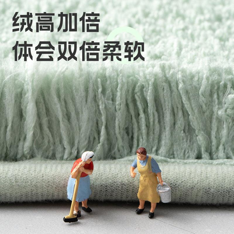 Thảm Trải Sàn Phòng Tắm, Thông Dụng Bốn Mùa, Thảm Dày Nhồi Bông Thảm Chống Trượt Gia Dụng, Chống Bụi, Thấm Hút 4