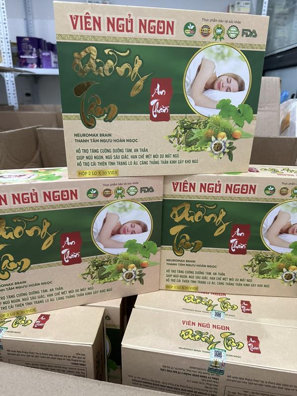 Viên ngủ ngon Dưỡng Tâm An Thần - hộp 2 lọ x 30 viên - giúp bồi bổ cơ thể , ăn ngủ ngon 3