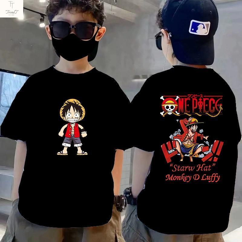 COD One Piece LUFFY เสื้อยืดพิมพ์ลาย เสื้อยืดพิมพ์ลาย ของขวัญวันเกิด เสื้อยืดเด็ก