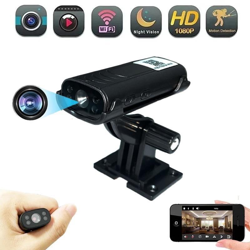 1080P Spy Camera Mini Wifi Baterai Internal FHD 2MP Kamera Cctv Mini Tersembunyi Security Cameras Pengintai Mini Kamera Kecil Tersembunyi Tanpa Wifi Ip Camera Cctv Wifi Spy Cam Kamera Pengintai Mini with Night Vision Wireless Smart 2