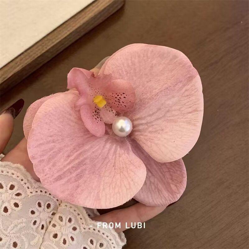 Product Introduction of Kẹp Tóc Phalaenopsis, Thiết Kế Hoa Màu Hồng Ngọt Ngào Kẹp Hàm, Hoa Nhân Tạo, cài tóc, Kẹp Bên, Kẹp Tóc Phong Lan, Đồ Trang Trí Tóc 5