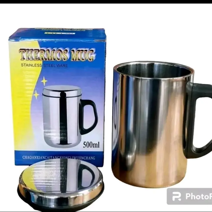 ca inox  2 lớp dung tích 500ml pha sữa nóng  Café 0