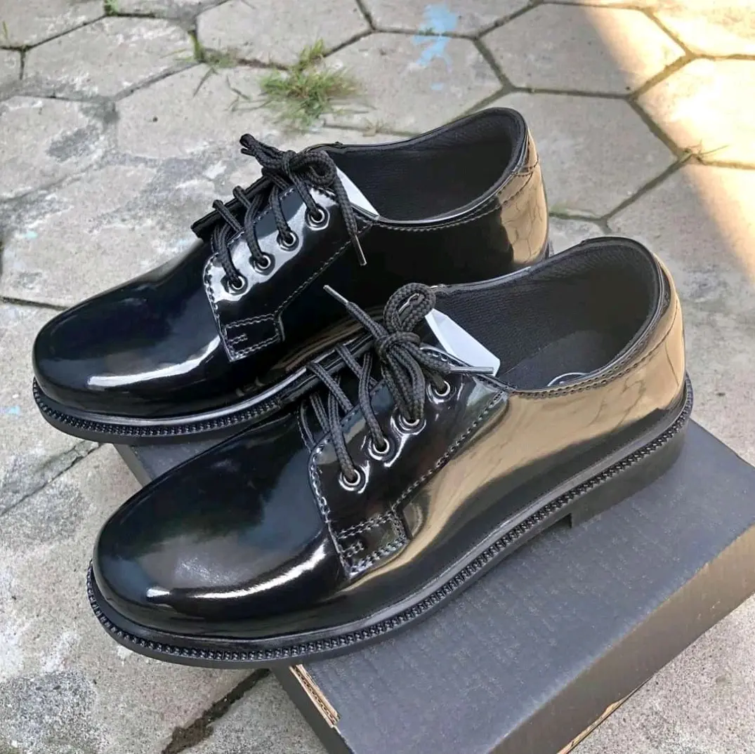 Sepatu PDH 01 Pendek TNI POLRI SECURITY SATPAM SEPATU PDH KERJA FORMAL Hitam