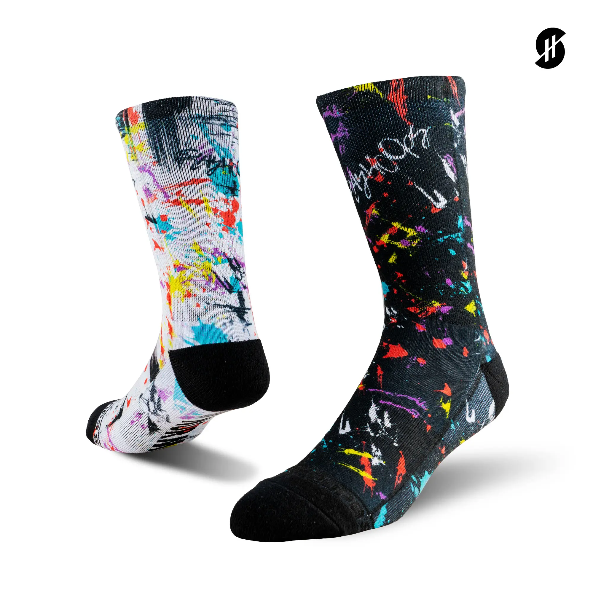 Salpicar - Kaos Kaki Motif Sport Fashion Olahraga Stayhoops - Fullprint Sock Dewasa High Distro Tebal Pria Panjang