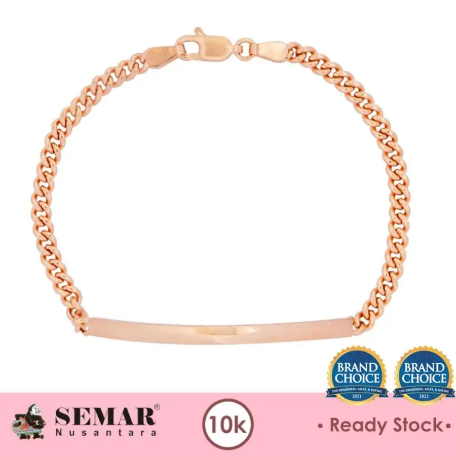 Gelang Emas Lorenzo My Letter Gold 10K Semar Nusantara