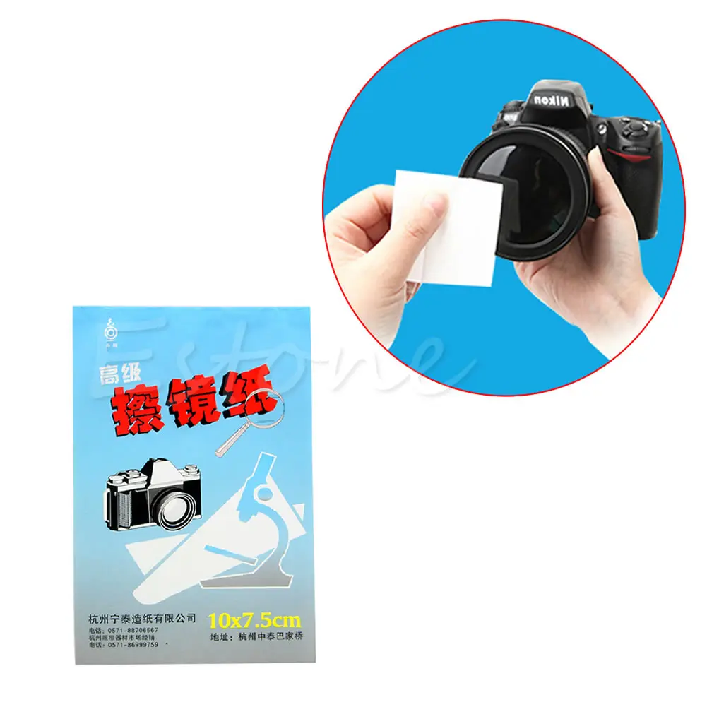 Giấy lau ống kính máy ảnh, Xinyaa, 50 tờ / bộ, Phụ kiện khăn giấy quang học mềm, cho gia đình, phòng ngủ, phòng khách, sản phẩm điện tử