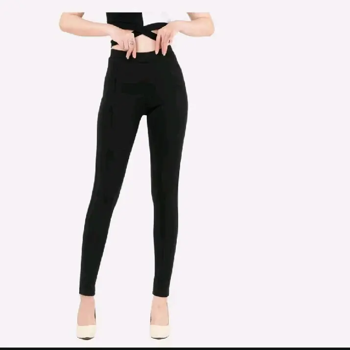 quần thun legging có 2 túi trước  chất Thun co giãn 4 chiều Nữ