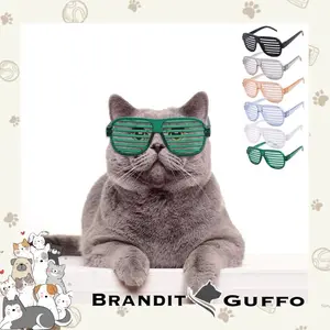 Aksesoris kacamata anjing dan kucing garis mini size untuk hewan pet