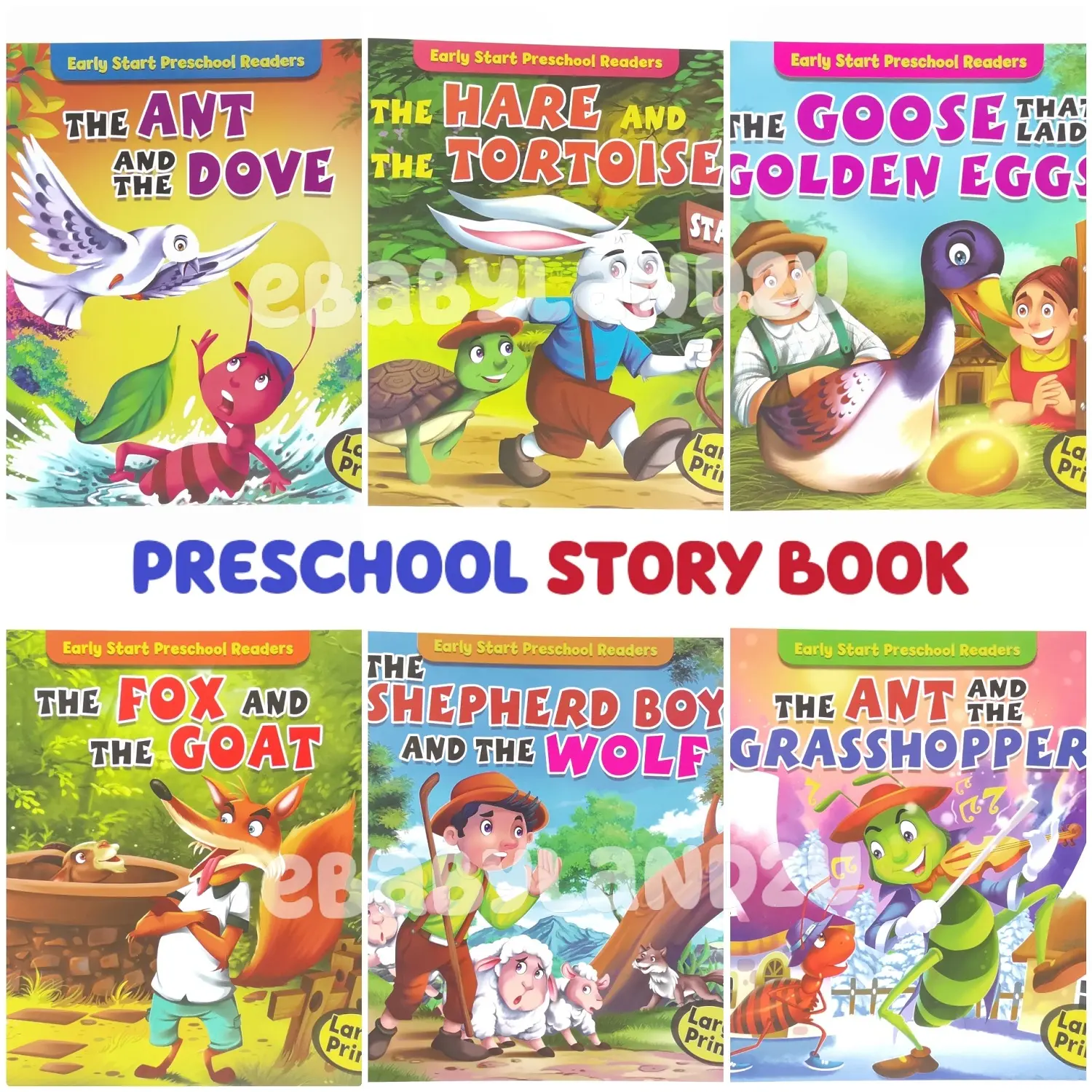 Early Learning Preschool Readers Bedtimes Story Book Kids Story Book With Moral Buku Cerita Kanak Kanak