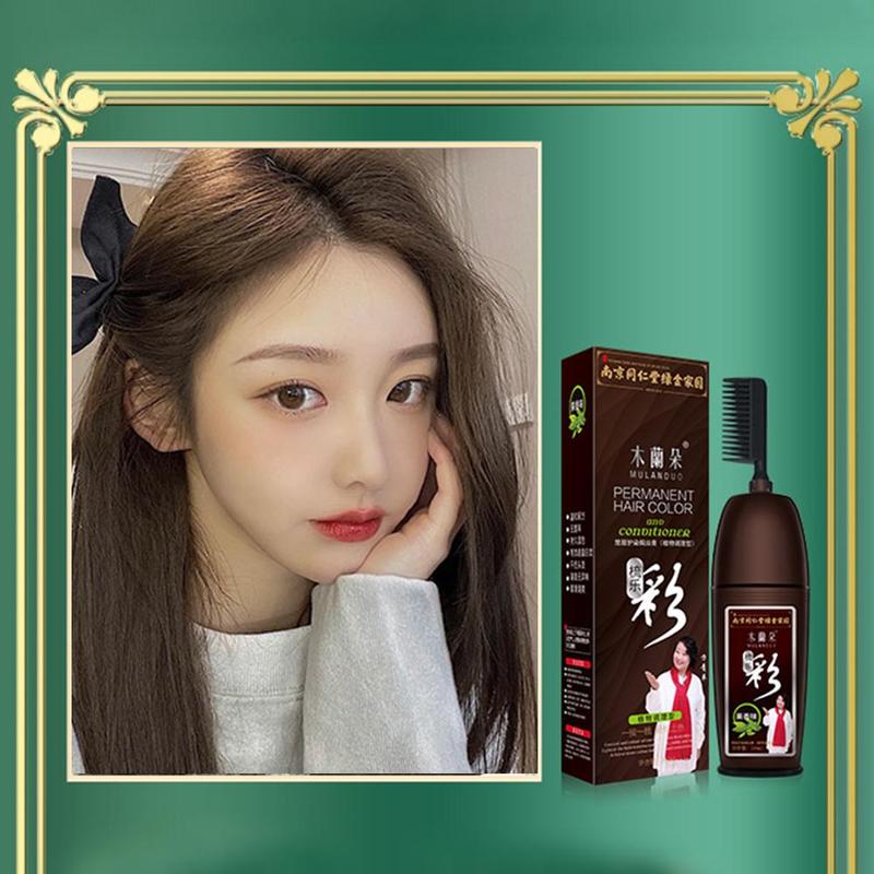 Product Introduction of Instant Coloring Shampoo Natural Black Color For Men Women Hair Dye Herbal Brown Purple Hair 37