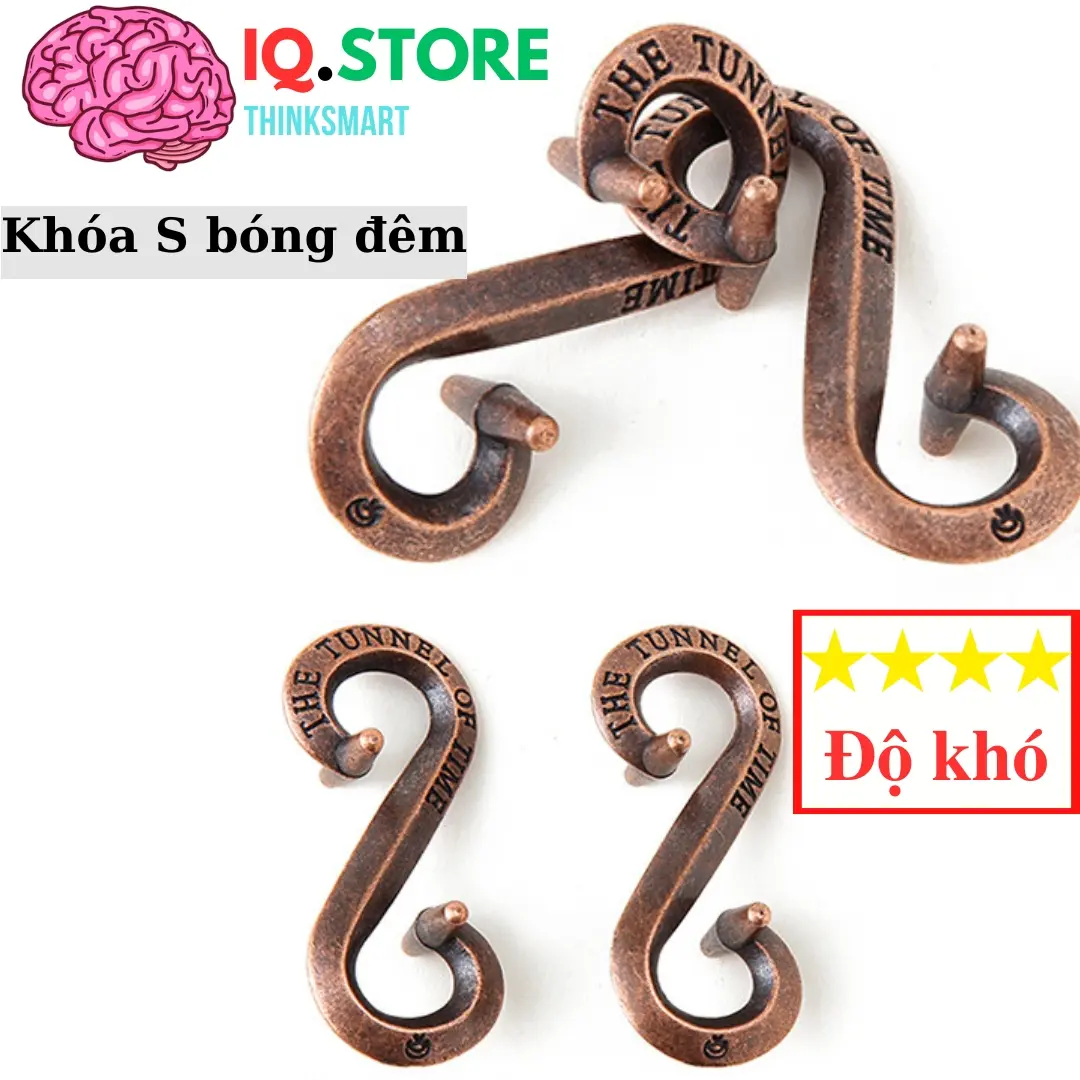 Đồ chơi trí tuệ Nhật Bản rèn luyện thông minh IQ The Tunnel of Time - Đồ chơi giải mã Cast Puzzle Hanayama thử thách trí