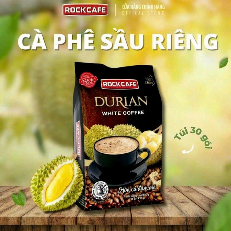 CÀ PHÊ SẦU RIÊNG ROCK CAFE BỊCH 30 GÓI X 20gr Coffee