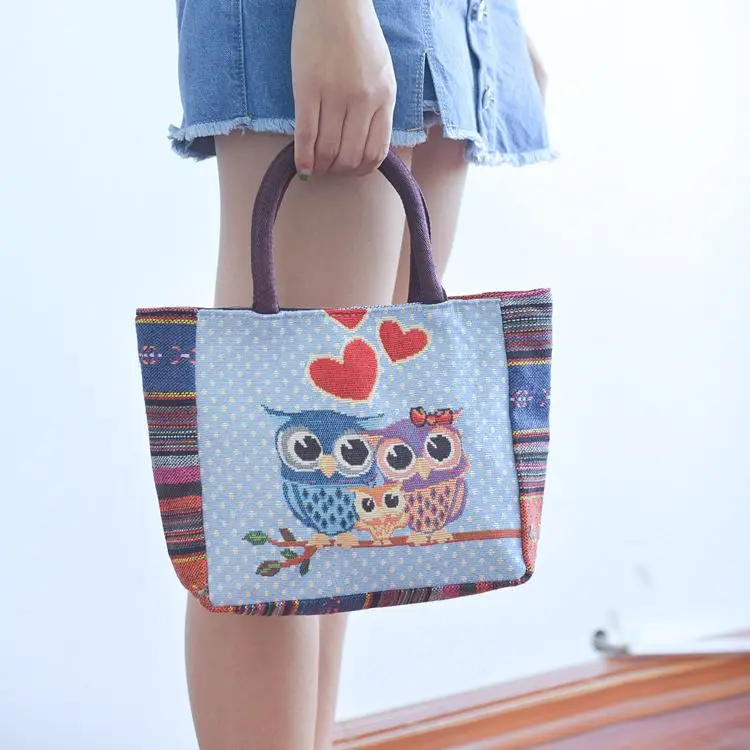 OPIOBAGS TOTEBAG MOTIF GAJAH WANITA / TFW 66 Kanvas Tote 2