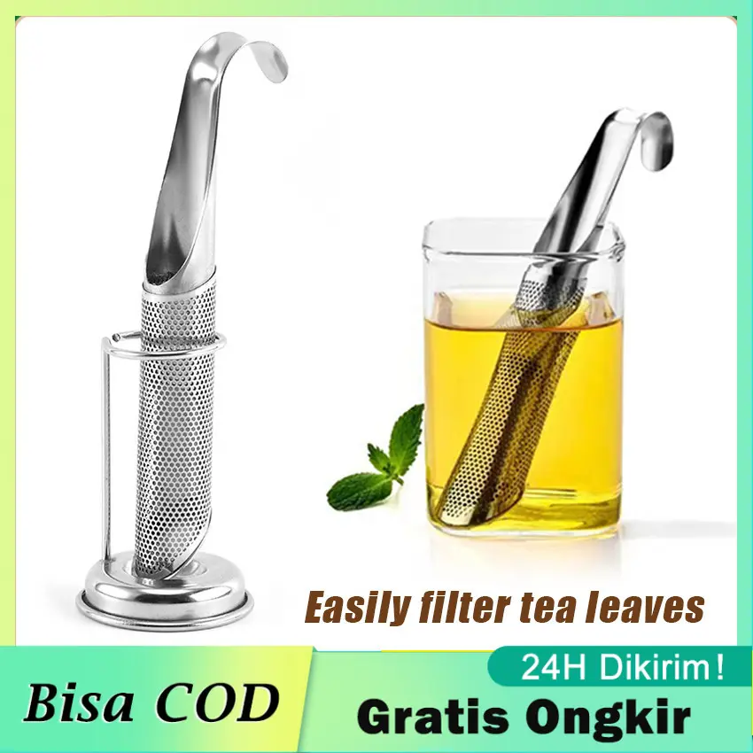 Saringan Teh / Kopi Stainless Steel | Penyaring Teh / Kopi Stainless Tea Infuser Tube / Saringan Teh Tea Filter Infuser Filter