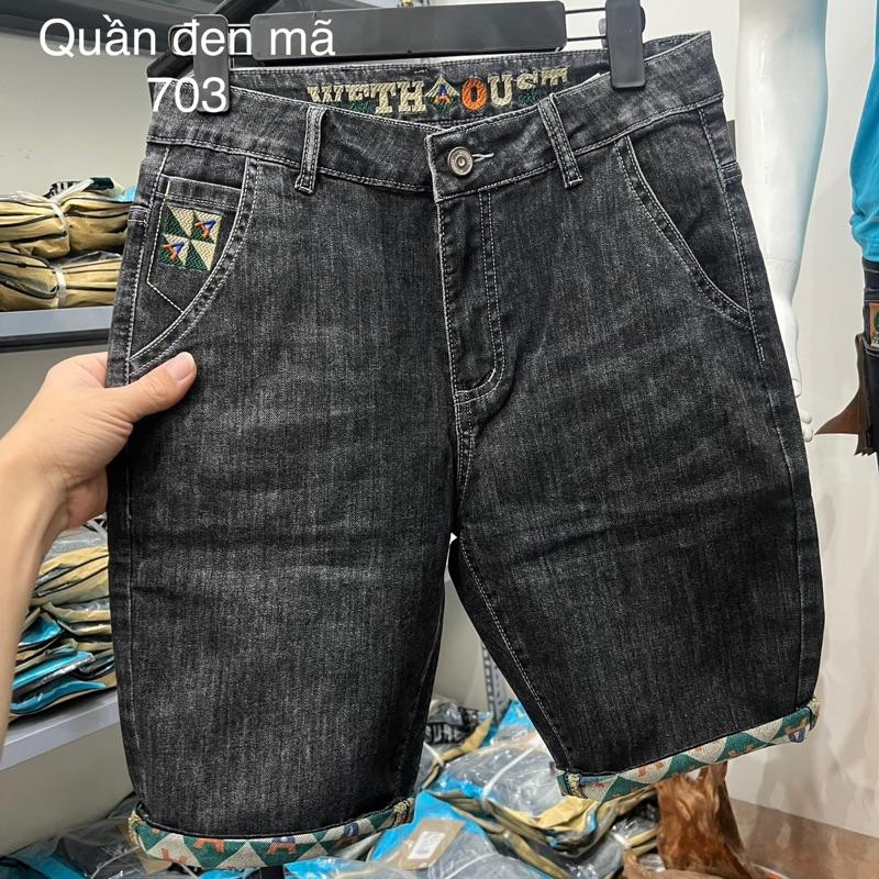 Quần Jean Lửng Nam Co Giãn 4 Chiều. Mã 703 Chất Liệu Denim Cotton Độ Đàn Hồi Cao