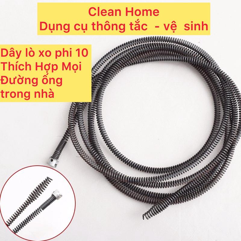 Dây Thông Cống Phi 10 Đầu Thông Lò Xo Hàng Cao Cấp
