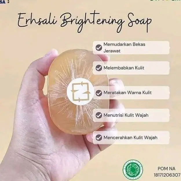 ERHSALI BRIGHTENING SOAP - SABUN PENCERAH WAJAH 1