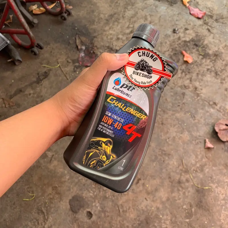 Oli PTT Challenger 10W-40 4T Motorcycle Motor 0