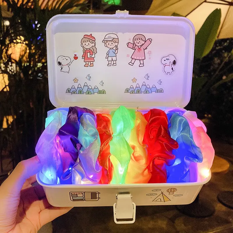 CỘT TÓC ĐÈN LED PHÁT SÁNG 4