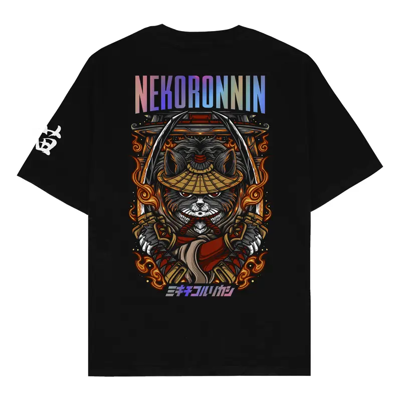 (Gratis Stiker, Lanyard) Buy 1 Get 3 Ngab Kaos Sablon Distro Variasi Bundling Nekoronnin Reflective Rainbow Barong Trust The Bear BD008 Unisex Pria Wanita Cotton Combed 24s ( Beli 3 Pcs Gratis Gelang ) Keren 2