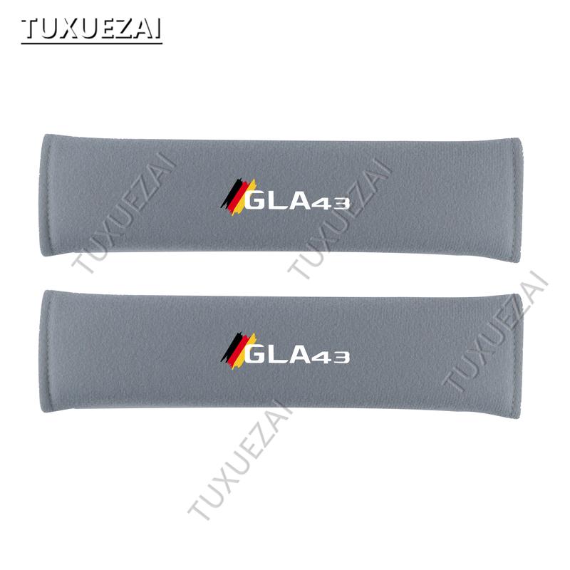 For Mercedes Benz GLA43 Car Seat Belt Safety Belt Shoulder 2Pcs Car Seatbelt Shoulder Protector Cover Safety Belt Shoulder Cover 8