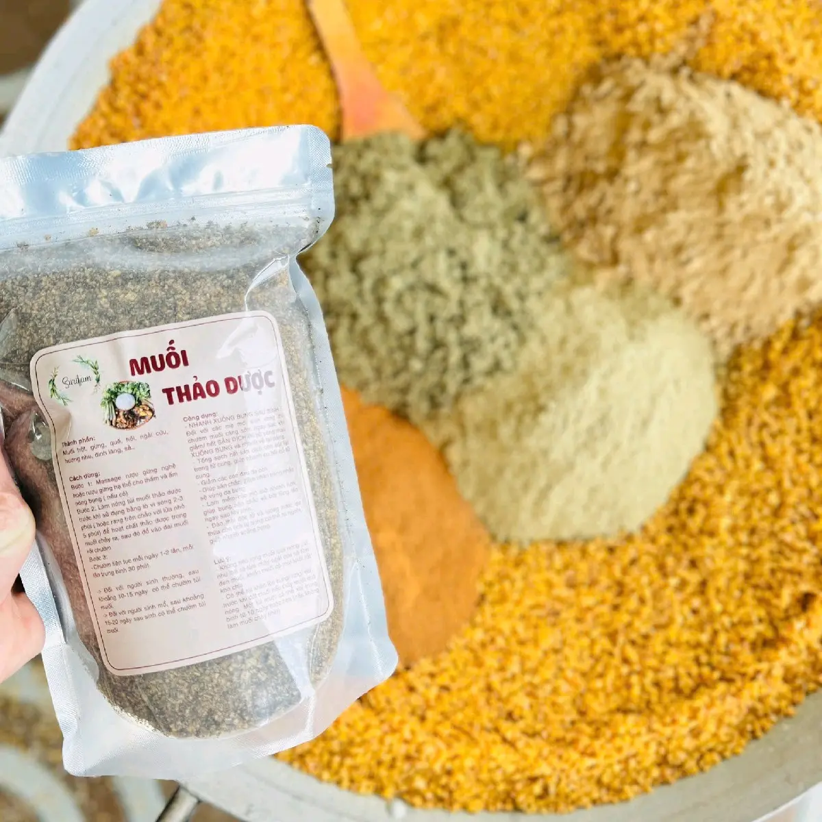 [Mua 2 tặng xông mặt] MUỐI CHƯỜM BỤ.NG THẢO DƯỢC