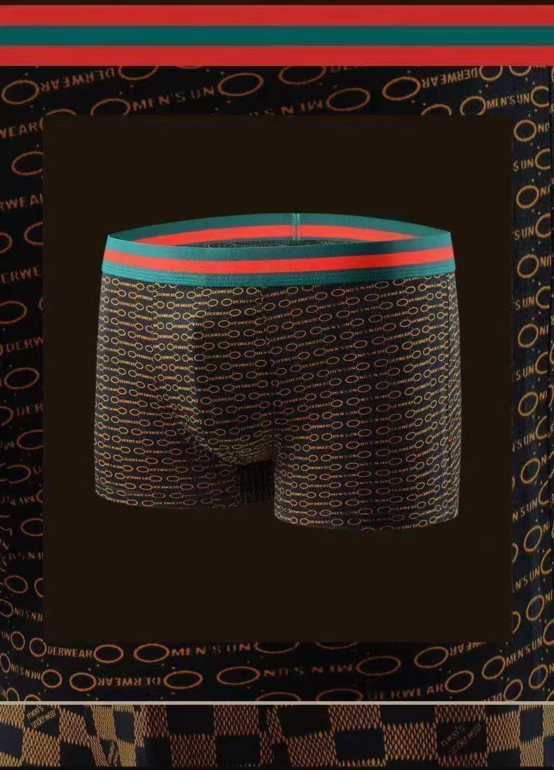 Product Introduction of Luxurious high-end men&#39;s underwear men&#39;s 7A antibacterial inner profile men&#39;s boxers breathable boxer briefs boys shorts Menswear Socks Casual 12
