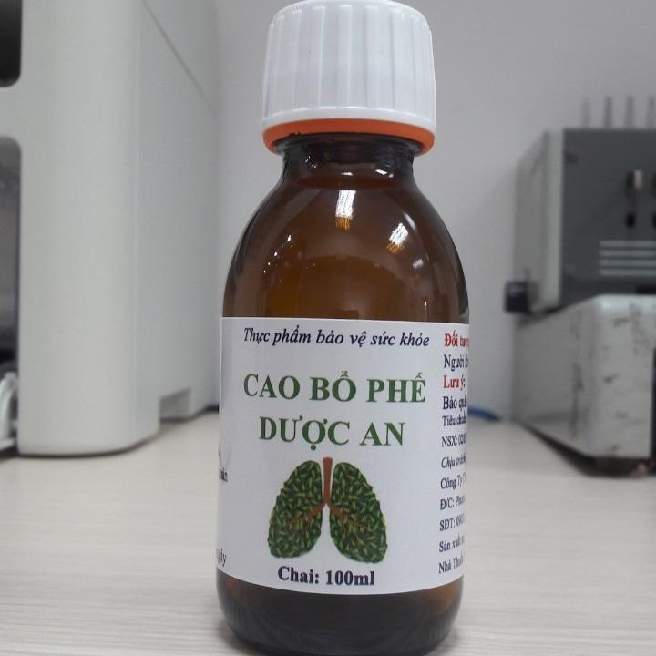 Cao ho bổ phế Dược An giúp bổ phổi, long đờm, giảm ho hen, viêm phế quản (Chai 100ml) 3