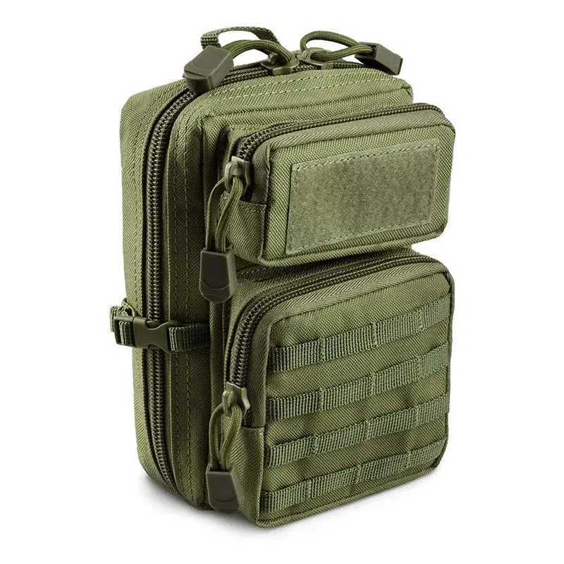[Feeling Youth] Messenger Waist Bag Mini Storage Bag Outdoor Waist Bag Outdoor Messenger Belt Men's Bag Solid Color Satche