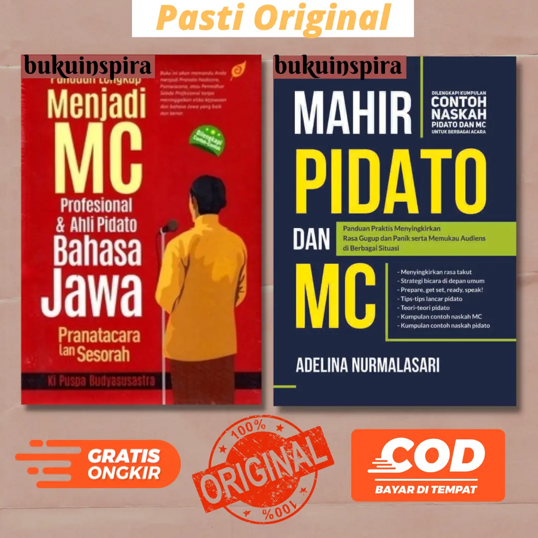 PANDUAN LENGKAP MENJADI MC PROFESIONAL DAN AHLI PIDATO BAHASA JAWA