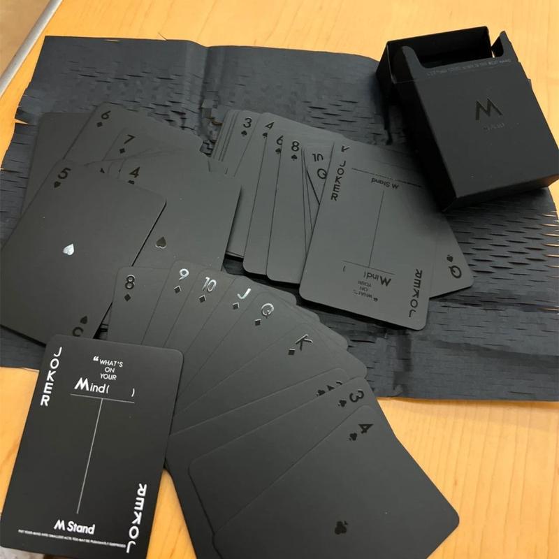 Product Introduction of Advanced Black/Advanced Laser Poker PVC Plastic Waterproof Thickened Paper Advanced Card Learning Experiment Tool Collection Commemorative Card 0