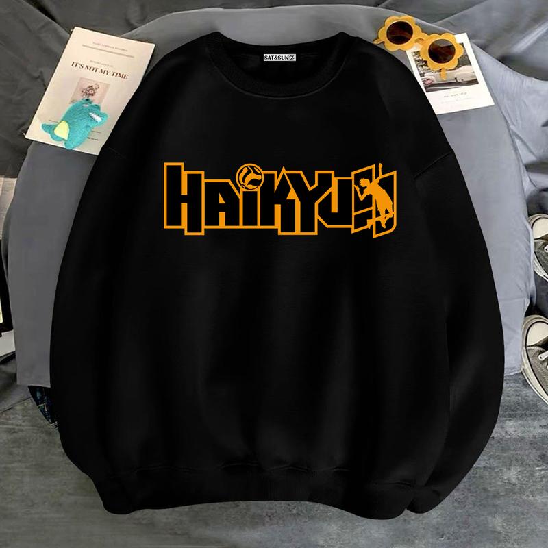 Áo Sweater Nỉ Bông Cổ Tròn Nam Nữ In Hình Haikyu Có Nhiều Màu Lựa Chọn - KaChuch Shop Menswear Hoodie