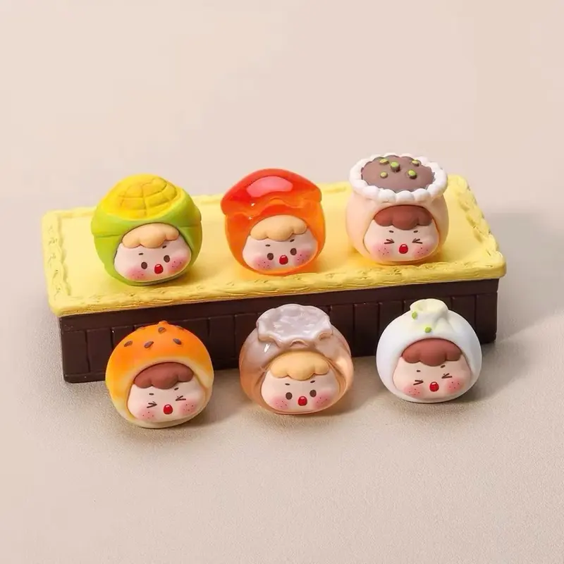 ￼Túi mù bé bánh bao size 2.5cm biểu cảm siêu dễ thương DIY Mô Hình Đồ Chơi Toy Voi 1