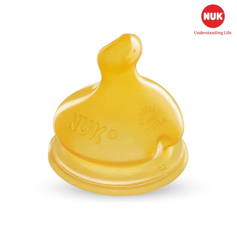 Bộ 2 núm ti NUK Premium Choice cao su tự nhiên an toàn siêu mềm chống rách 1