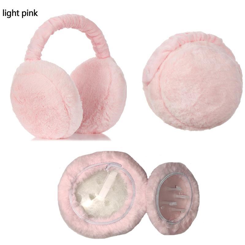 Product Introduction of Solid Color Plush Earmuffs, Soft Ear Warmer, Foldable Ear Muffs, Comfortable Coldproof Earmuffs for Winter Outdoor, Christmas Gift 8