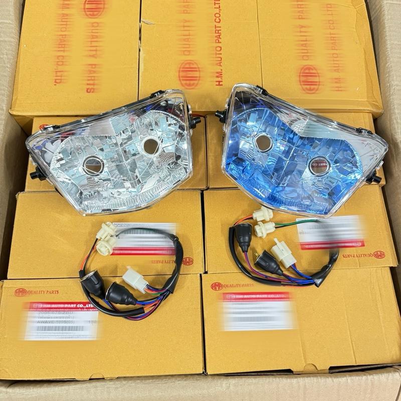  Pha đèn 2 bóng Thái AHM cho Wave A100 Wave A110 