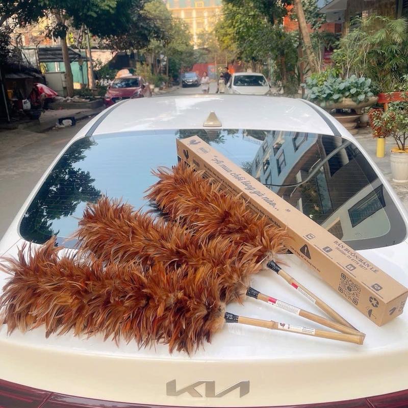 Chổi LOGA LGXK05R xuất khẩu chuyên phủi bụi ô tô, phòng khách, đồ phong thuỷ “Best Saler ô tô” 6